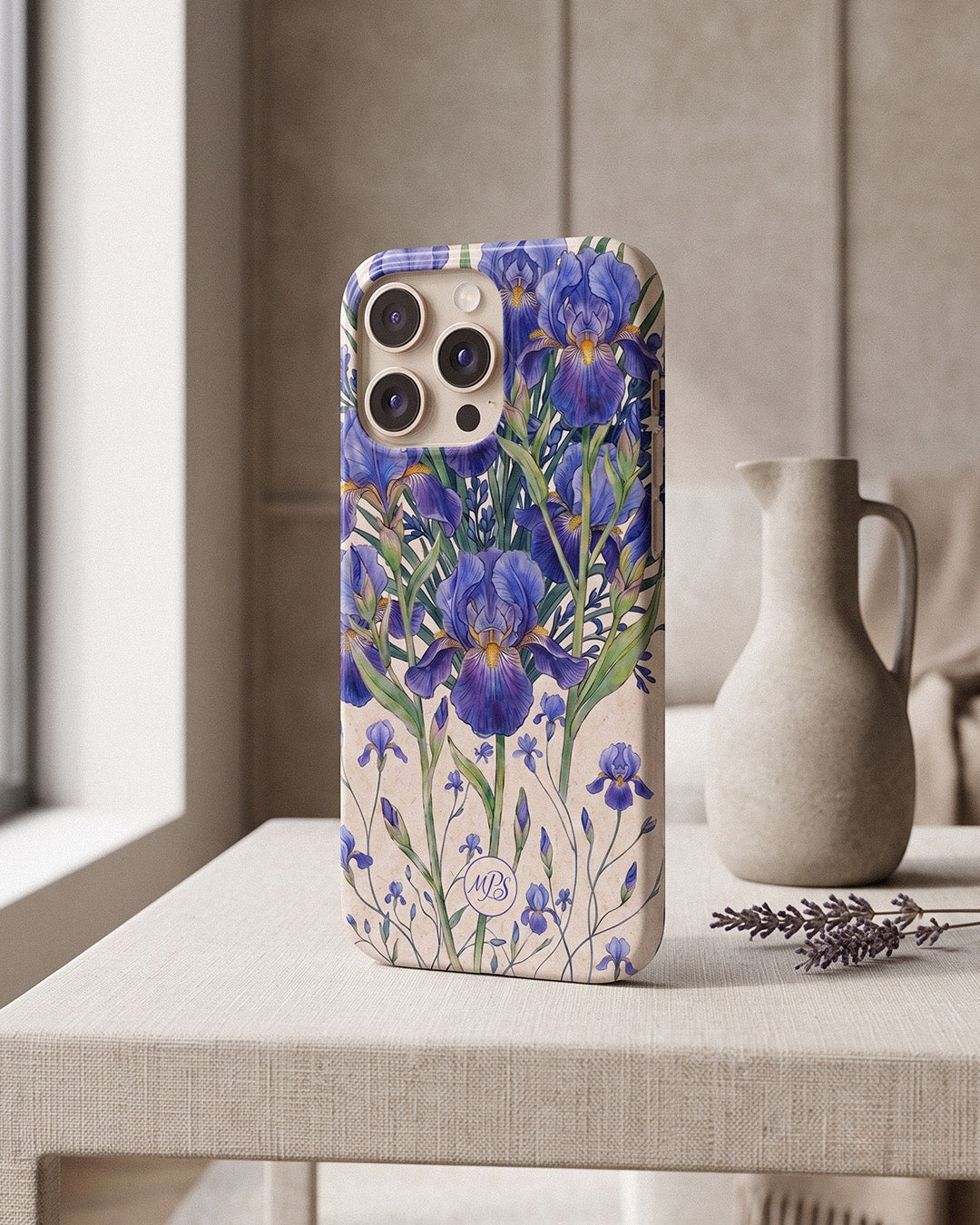 Blue Flag Iris Phone Case