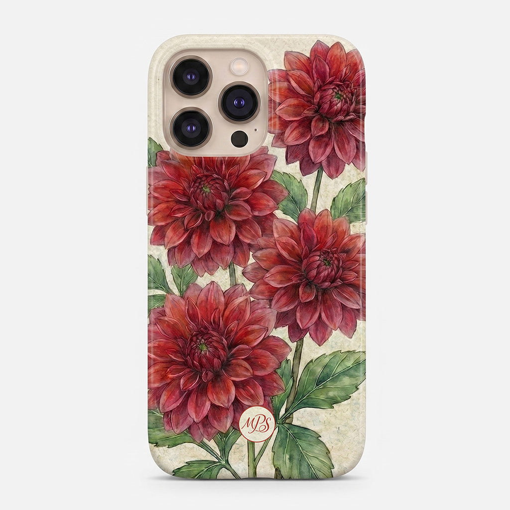 Red Dalia Phone Case