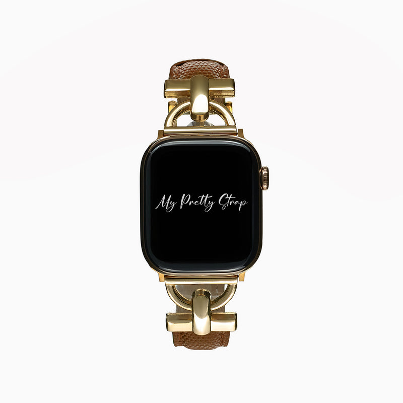 Glam Leather Strap – Brown