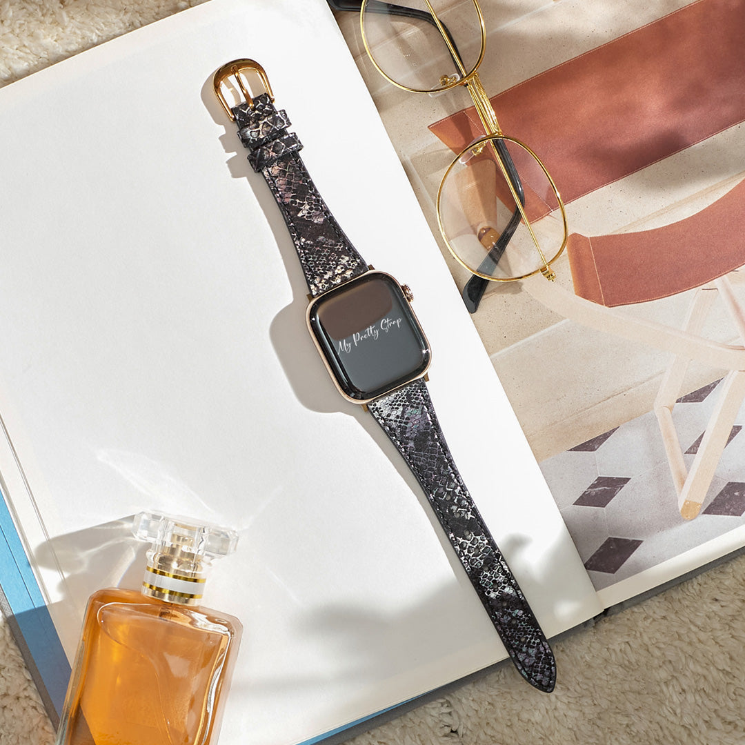 Serpentina Leather Apple Watch Strap
