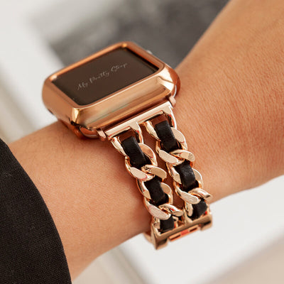 Black & Gold - Apple Watch Strap