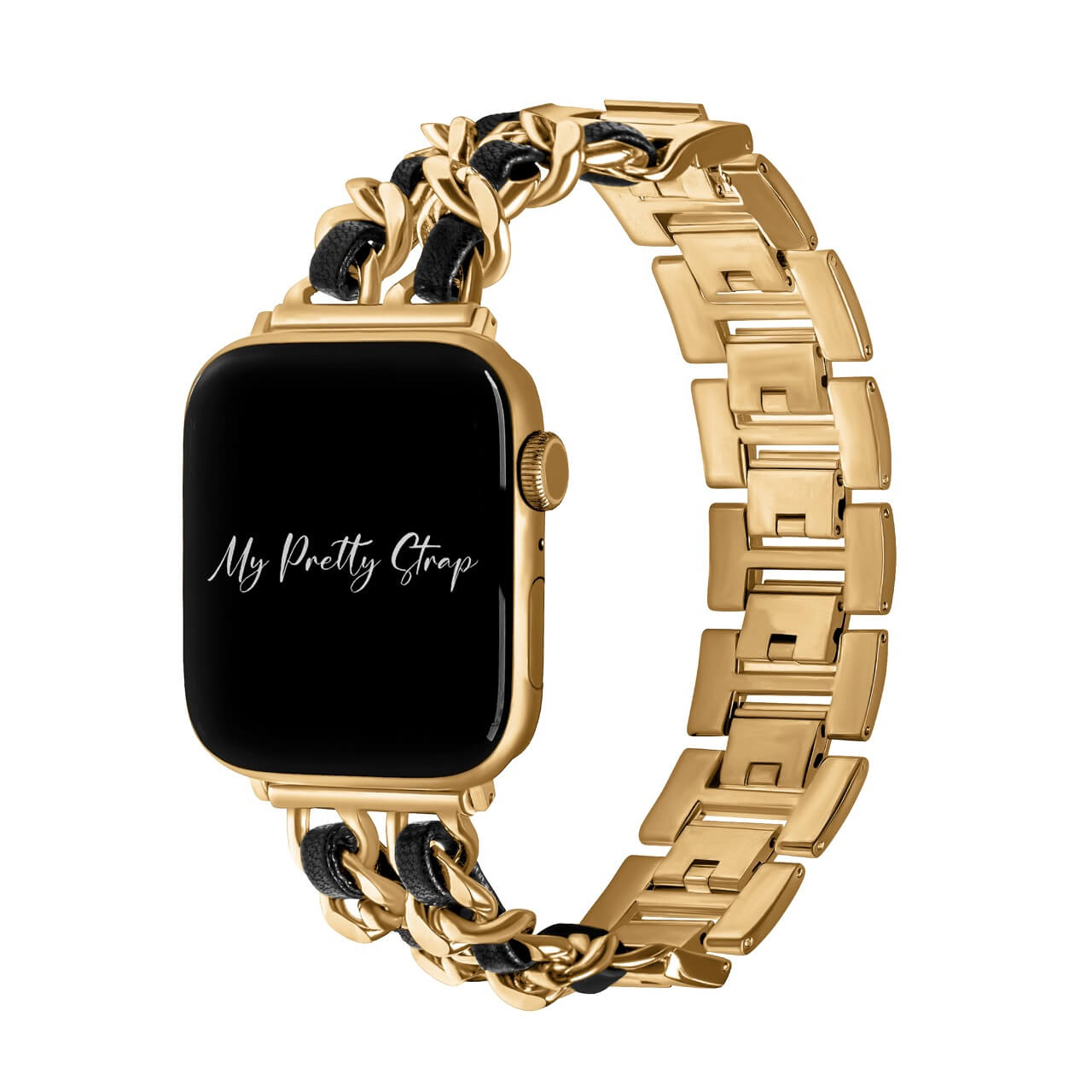 Black & Gold - Apple Watch Strap
