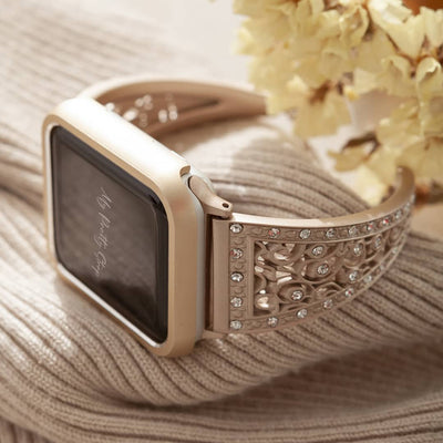 Blossom Stainless Steel Apple Watch Strap
